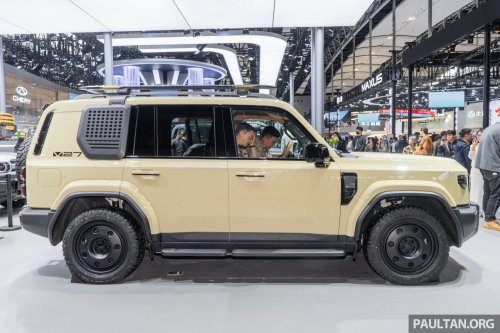 iCaur V27 debuts in Guangzhou – 5-seat D-segment REEV SUV with Land Cruiser styling, 200 km EV range