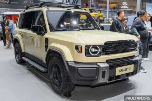 iCaur V27 debuts in Guangzhou – 5-seat D-segment REEV SUV with Land Cruiser styling, 200 km EV range