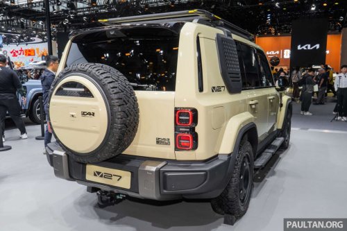 iCaur V27 debuts in Guangzhou – 5-seat D-segment REEV SUV with Land Cruiser styling, 200 km EV range