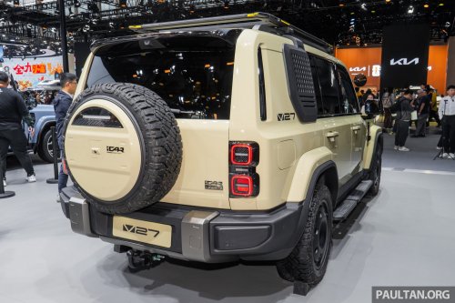 iCaur V27 debuts in Guangzhou – 5-seat D-segment REEV SUV with Land Cruiser styling, 200 km EV range