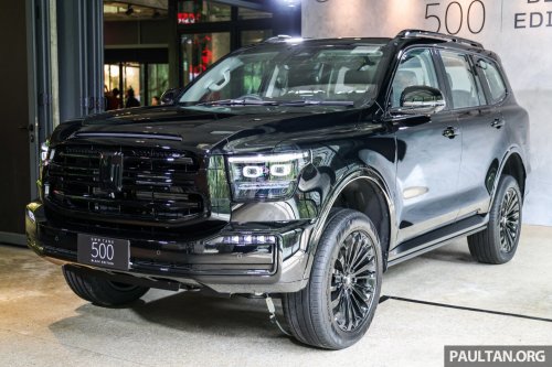 GWM Tank 500 HEV Black Edition in Malaysia – flagship SUV gets a full black exterior, RM336,800