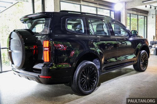 GWM Tank 500 HEV Black Edition in Malaysia – flagship SUV gets a full black exterior, RM336,800