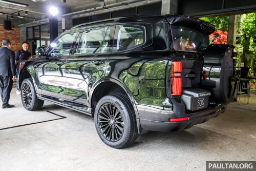 GWM Tank 500 HEV Black Edition in Malaysia – flagship SUV gets a full black exterior, RM336,800