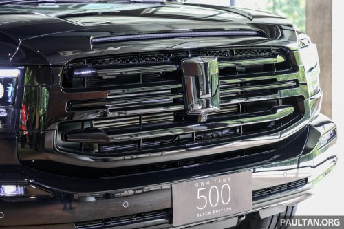 GWM Tank 500 HEV Black Edition in Malaysia – flagship SUV gets a full black exterior, RM336,800