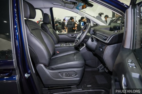 Hyundai Staria CKD in new Stormy Sea colour on show at ACE 2025 – RM180k-268k, same as CBU prices