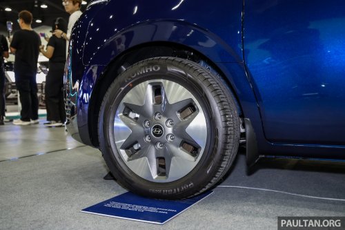 Hyundai Staria CKD in new Stormy Sea colour on show at ACE 2025 – RM180k-268k, same as CBU prices