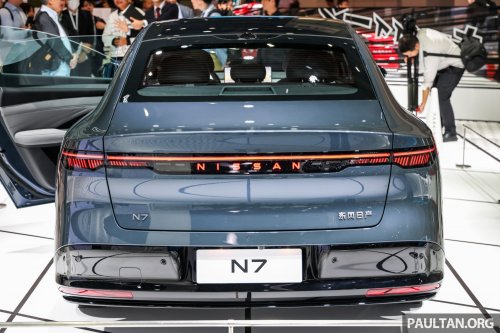 Nissan N7 on display in Japan – EV sedan based on a Dongfeng with up to 635 km CLTC; fr RM70k in China