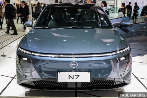 Nissan N7 on display in Japan – EV sedan based on a Dongfeng with up to 635 km CLTC; fr RM70k in China
