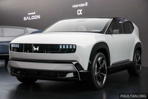 Honda 0 Saloon, 0 SUV EV prototypes shown in Japan – SUV to go on sale by 1H 2026, followed by saloon