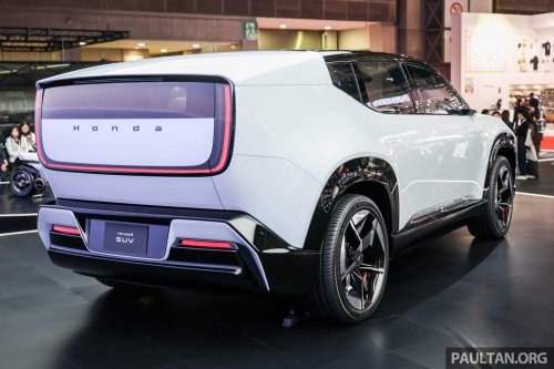 Honda 0 Saloon, 0 SUV EV prototypes shown in Japan – SUV to go on sale by 1H 2026, followed by saloon