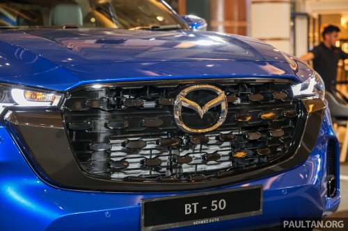 2025 Mazda BT-50 facelift launched in Malaysia – sole 3.0D variant from RM140k; revised exterior, interior