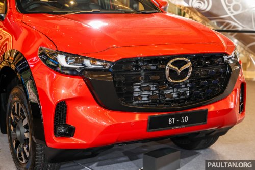 2025 Mazda BT-50 facelift launched in Malaysia – sole 3.0D variant from RM140k; revised exterior, interior