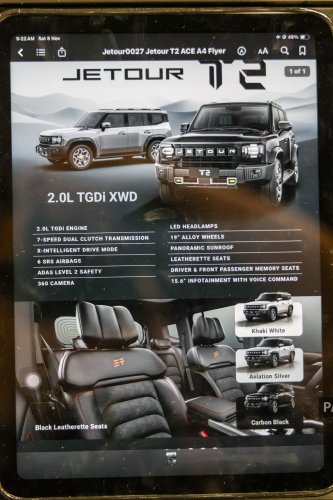 Jetour T2 previewed at ACE 2025 – RHD, 254 PS 2.0T AWD, open for booking, Q1 2026 launch, RM179k est