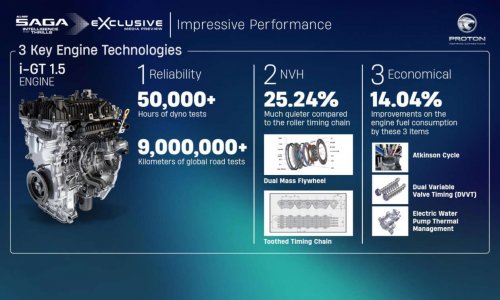 2026 Proton Saga MC3 Premium, Executive full details: 120 PS/150 Nm 1.5L, timing chain, 4AT or Punch CVT