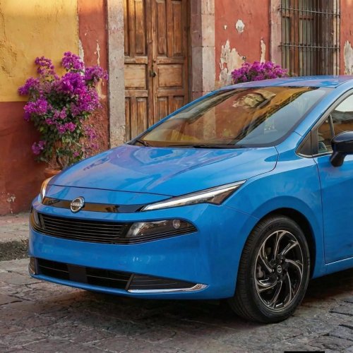 2026 Nissan Almera surfaces – new face, new tail, split headlamps, same side profile, more ADAS features?