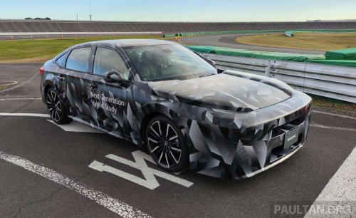Honda next-gen mid-size platform for Civic/CR-V and new mid-size e:HEV hybrid system sampled in Japan