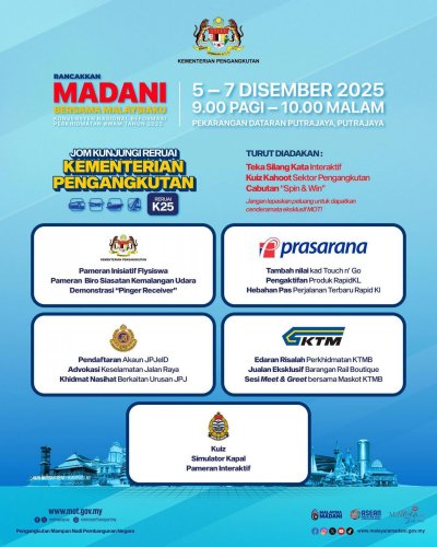 Free helmets, MyLesen B2 reg, JPJ saman discount booth at Rancakkan Madani event – Dec 5-7, Putrajaya