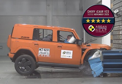 Chery Tiggo 7 PHEV, iCaur V23 secure 5-star ASEAN NCAP safety rating under outgoing 2021-2025 protocol