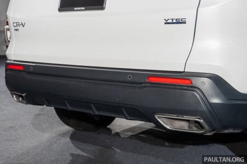 Honda CR-V Dual-Tone Edition – black roof version to mark 25th year in Malaysia, 300 units, from RM170k