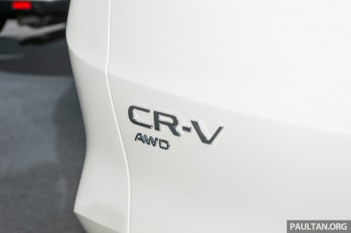 Honda CR-V Dual-Tone Edition – black roof version to mark 25th year in Malaysia, 300 units, from RM170k