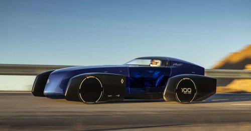 Renault Filante Record EV concept drives 1,008 km on single charge of 87 kWh battery, averaging 108 km/h