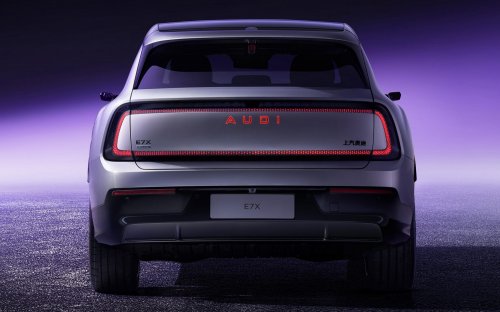 AUDI E7X shown ahead of public debut at Auto China 2026 in Beijing – large electric SUV with up to 680 PS