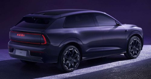 AUDI E7X shown ahead of public debut at Auto China 2026 in Beijing – large electric SUV with up to 680 PS