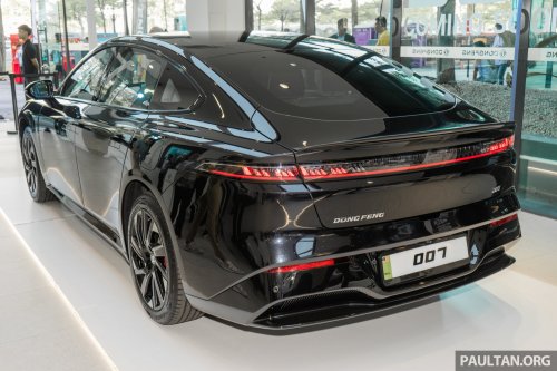 Dongfeng 007 launched in Malaysia – RWD and AWD, up to 544 PS, 650 km CLTC range, RM161k to RM187k