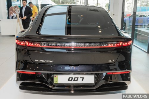 Dongfeng 007 launched in Malaysia – RWD and AWD, up to 544 PS, 650 km CLTC range, RM161k to RM187k