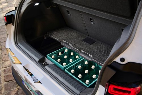 2026 Volkswagen ID. Polo cabin shown – EV hatchback brings back wider use of buttons for key functions