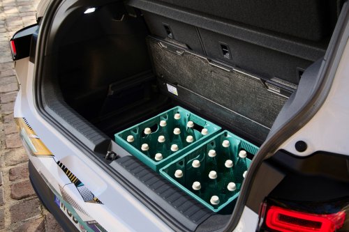 2026 Volkswagen ID. Polo cabin shown – EV hatchback brings back wider use of buttons for key functions