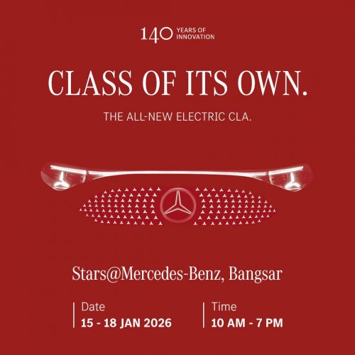 2026 Mercedes-Benz CLA EV Malaysian debut date confirmed – C178 preview, Stars@Bangsar, Jan 15-18
