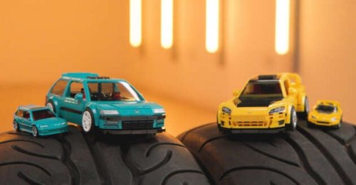 Mattel expands Brick Shop range with custom Honda Civic EF and S2000 – comes with matching Hot Wheels
