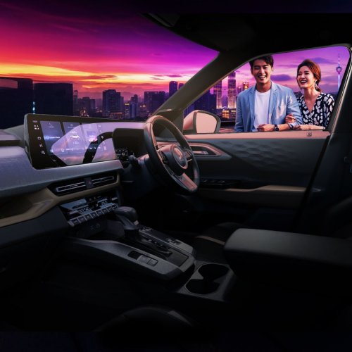 Mitsubishi Xforce spotted again in Malaysia on the back of a roving truck – nationwide tour until March 15