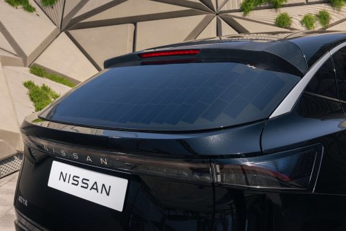 Nissan Ariya charges via solar panels – 23 km of free range per day, up to 65% fewer charging stops