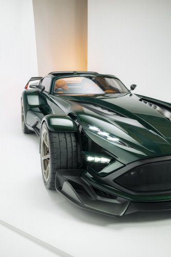 Donkervoort P24RS – two-seater with 600 hp/800 Nm 3.5L V6, 780 kg dry weight; limited to 150 units