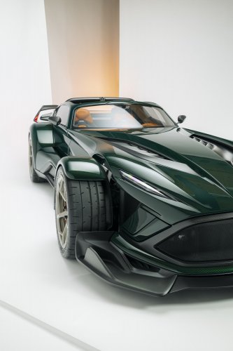 Donkervoort P24RS – two-seater with 600 hp/800 Nm 3.5L V6, 780 kg dry weight; limited to 150 units