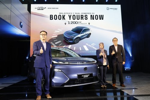 Proton eMas 7 PHEV open for booking – 3 variants, 2 battery choices, up to 996 km WLTP, RM110k-130k est