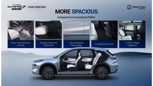 Proton eMas 7 PHEV open for booking – 3 variants, 2 battery choices, up to 996 km WLTP, RM110k-130k est