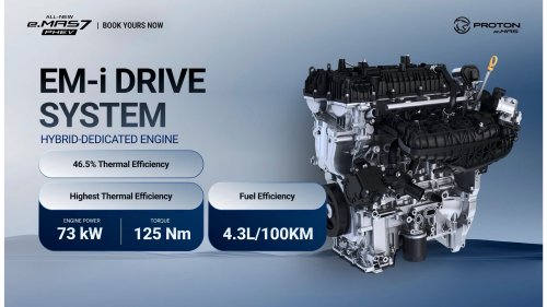 Proton eMas 7 PHEV open for booking – 3 variants, 2 battery choices, up to 996 km WLTP, RM110k-130k est