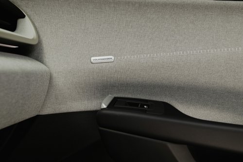 2026 Volkswagen ID. Polo cabin shown – EV hatchback brings back wider use of buttons for key functions