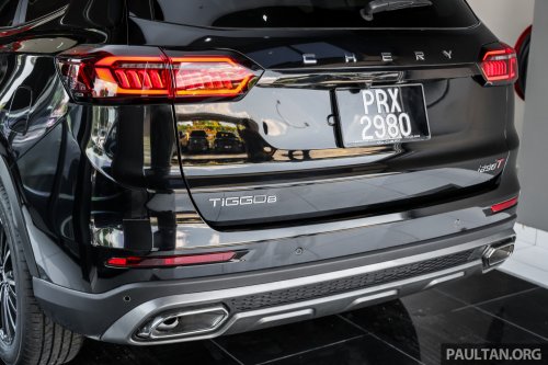 Chery Tiggo 8 1.6T full showroom gallery in Malaysia – non-Pro model is cheapest 7-seat Chery at RM129,800