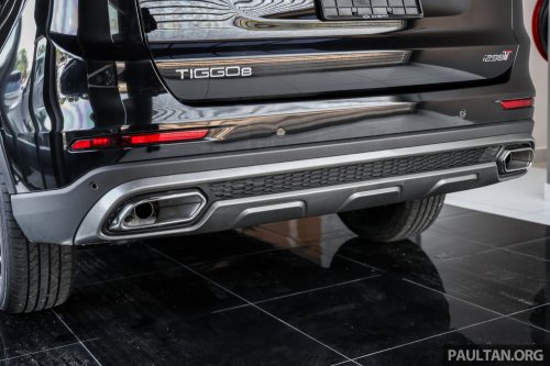 Chery Tiggo 8 1.6T full showroom gallery in Malaysia – non-Pro model is cheapest 7-seat Chery at RM129,800