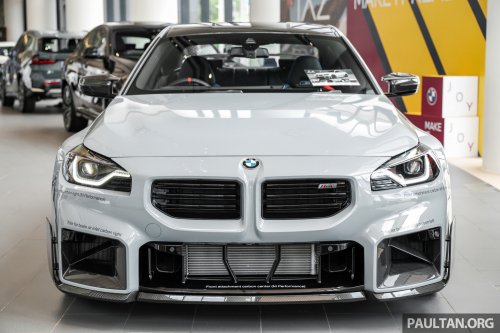 2026 G87 BMW M2 M Performance parts in Malaysia – carbon-fibre exterior parts, titanium silencer; RM132k
