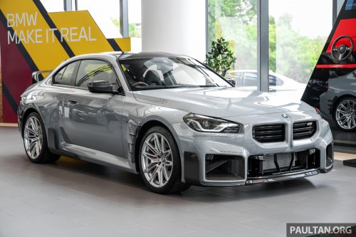 2026 G87 BMW M2 M Performance parts in Malaysia – carbon-fibre exterior parts, titanium silencer; RM132k