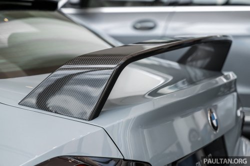 2026 G87 BMW M2 M Performance parts in Malaysia – carbon-fibre exterior parts, titanium silencer; RM132k