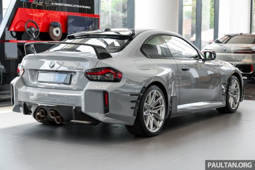 2026 G87 BMW M2 M Performance parts in Malaysia – carbon-fibre exterior parts, titanium silencer; RM132k