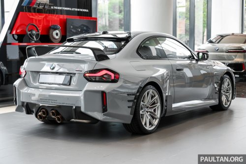2026 G87 BMW M2 M Performance parts in Malaysia – carbon-fibre exterior parts, titanium silencer; RM132k