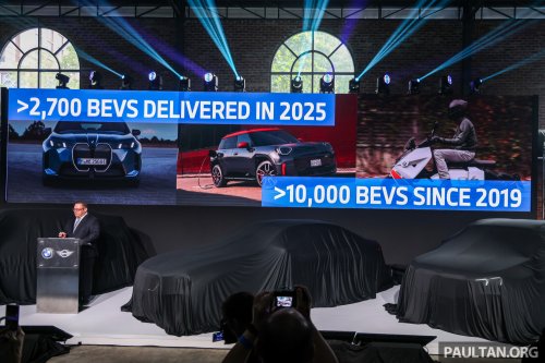 BMW Group Malaysia sold over 10,800 vehicles in 2025 – 20% YoY drop, one in four were EVs, over half CKD
