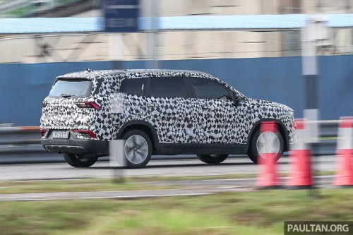 2026 Proton X90 MC spied at test track – new 1.5T i-GT 4-cyl, looks the same as before, launching soon?